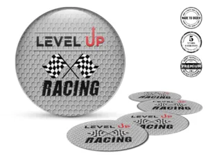 Adesivi Cerchio Stile Sports Temporal Surge Grid